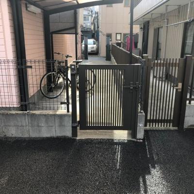 北区 ブロック塀を撤去して門扉設置工事 北区 ブロック塀を撤去して門扉設置工事